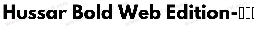 Hussar Bold Web Edition字体转换